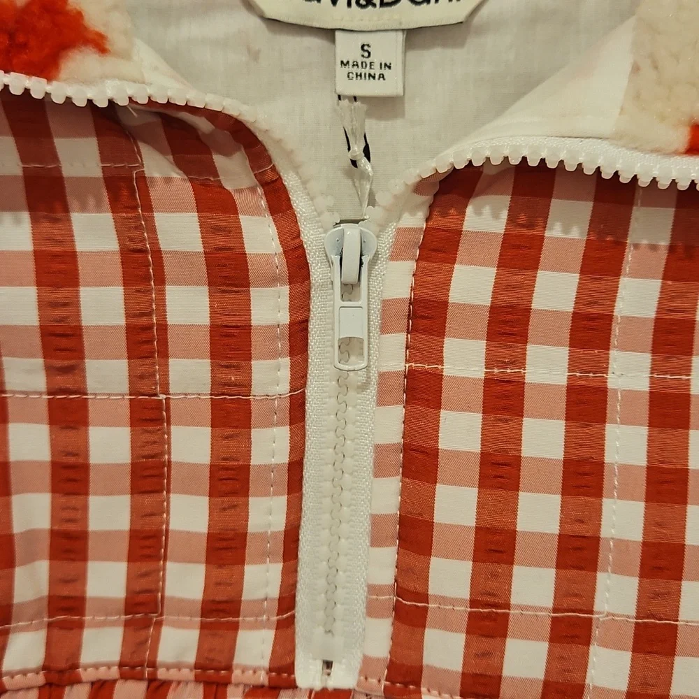 DAVI & DANI Red Floral Fleece Jacket - Picture 6 of 9